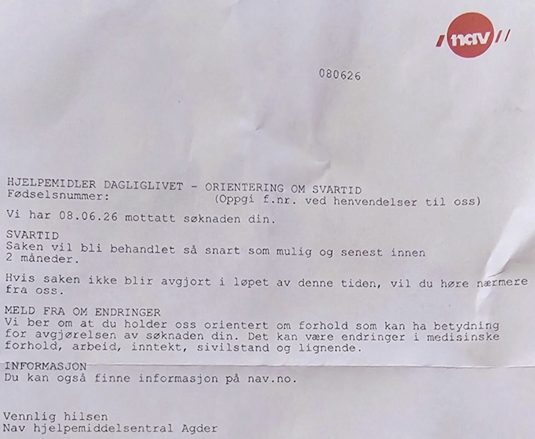 Ukens Hindring: Brevet som kom i stedet for vedtaket