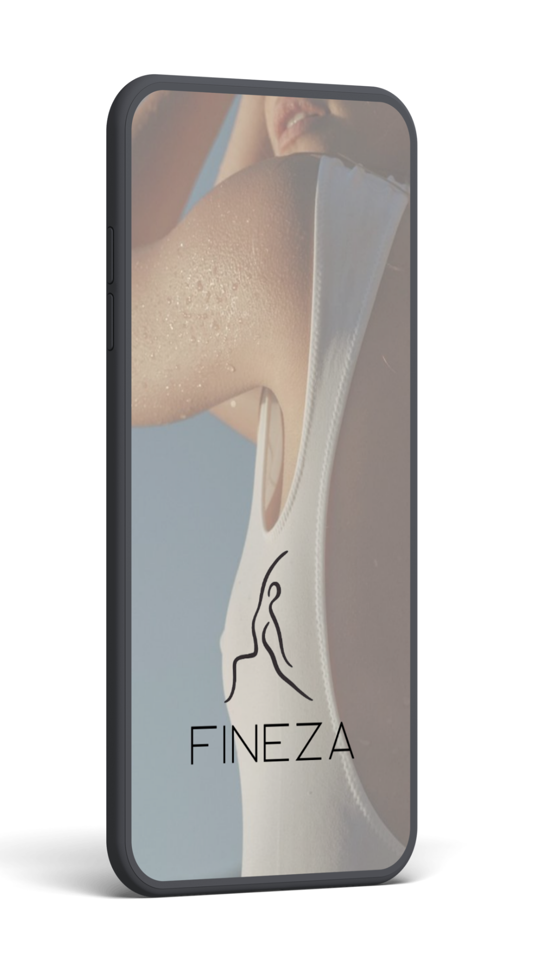 Un téléphone affichant un fond d'écran avec une image Branding Pilates