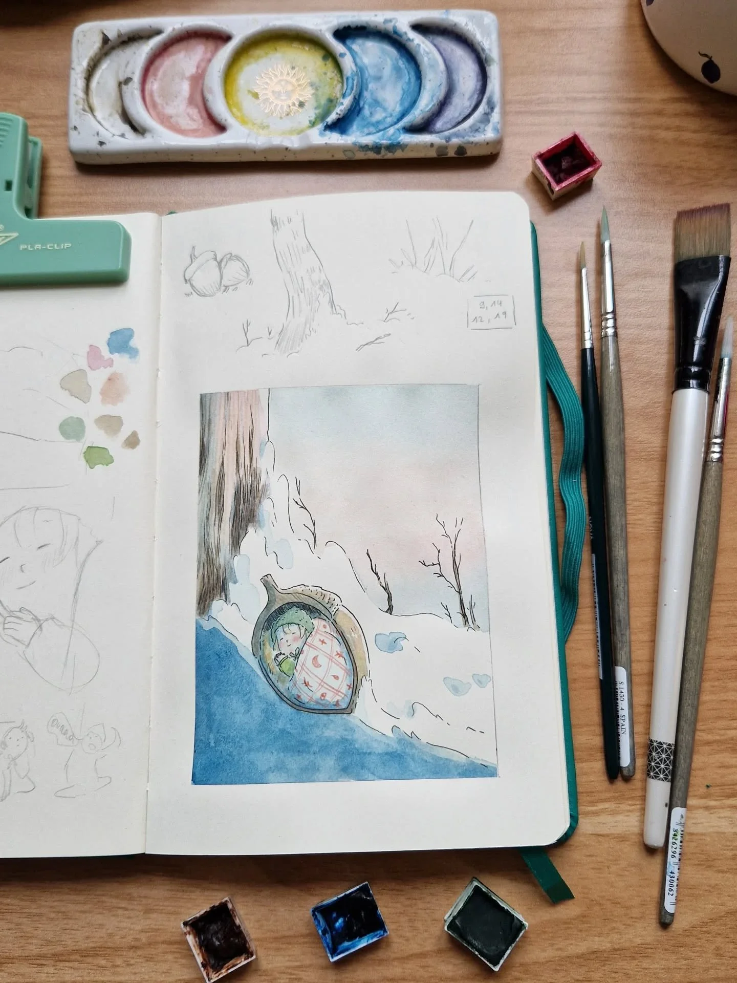 😴❄️

#violetteimagine #illustration #scketchbook