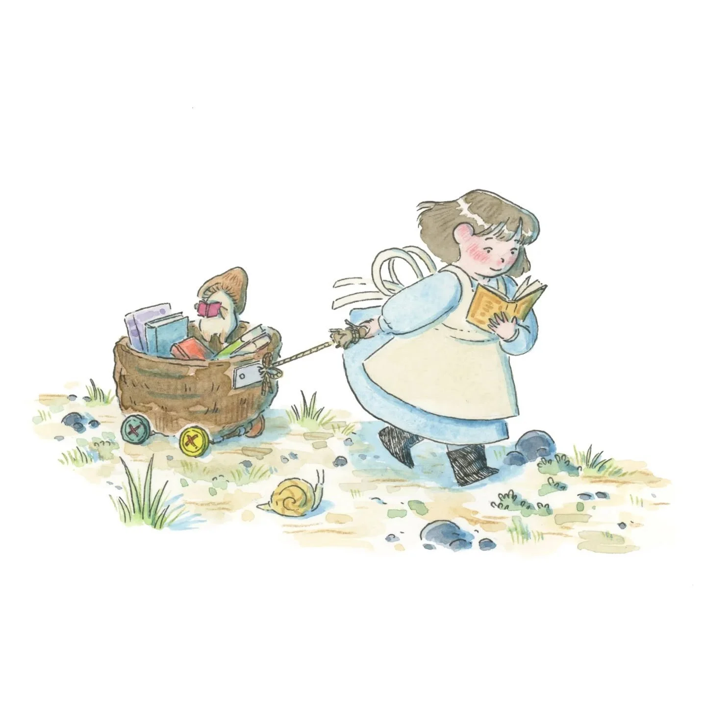 Jour 4 du @folktaleweek : Book / Livre 🐌📚

Bon, j&rsquo;ai eu peu de temps aujourd&rsquo;hui donc je suis partie sur une petite illustration&nbsp;😌

Elle me rappelle une sc&egrave;ne dans le film de Matilda de 1996 quand celle-ci revient de la bib