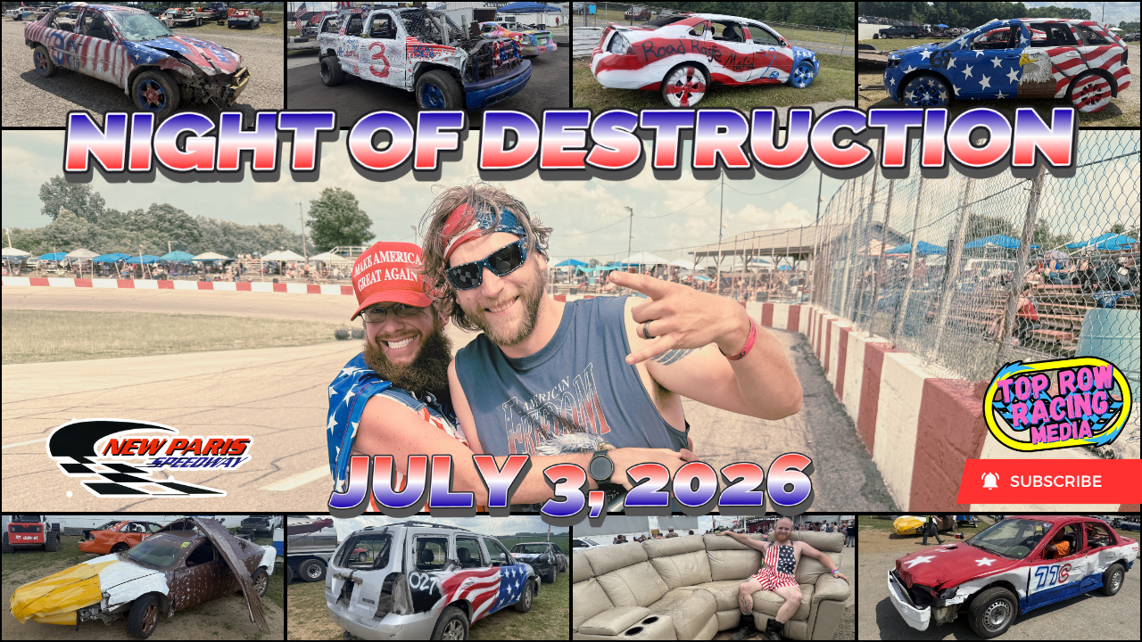 July 3, 2026: New Paris Speedway