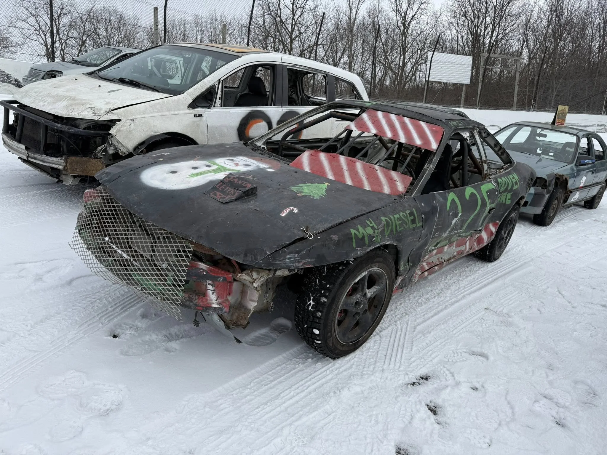 Mike Ely's Enduro car at Russell's M-40 Speedway