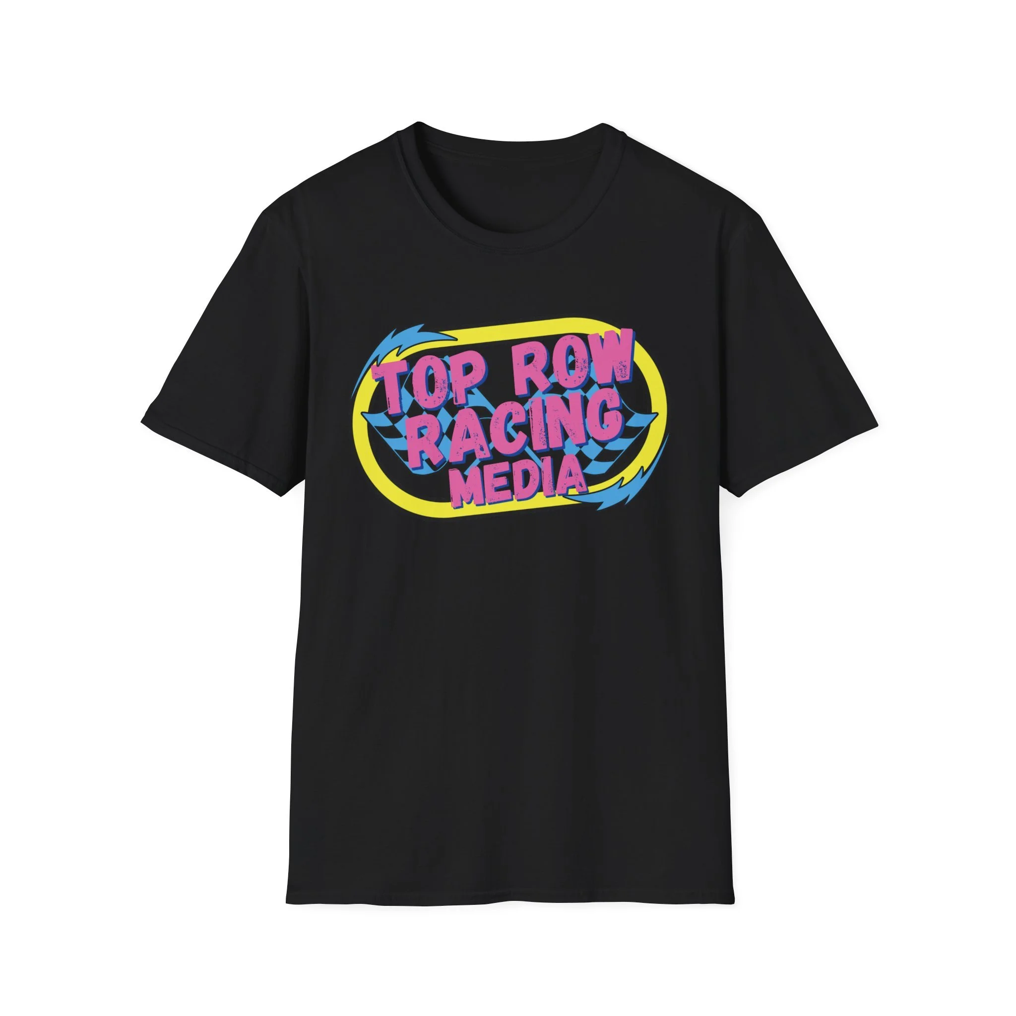 Gildan Unisex Top Row Racing Media T-Shirt