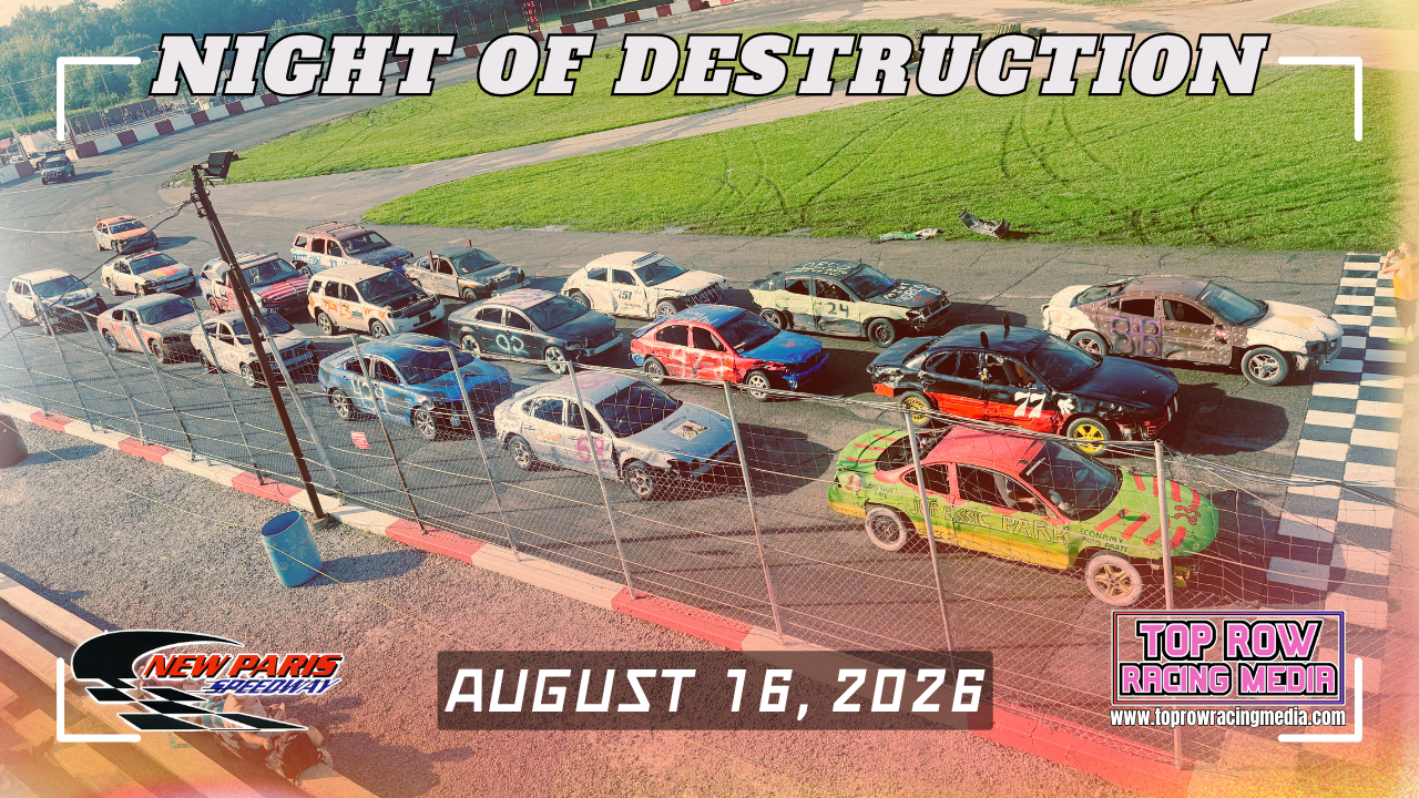 August 16, 2026: New Paris Speedway