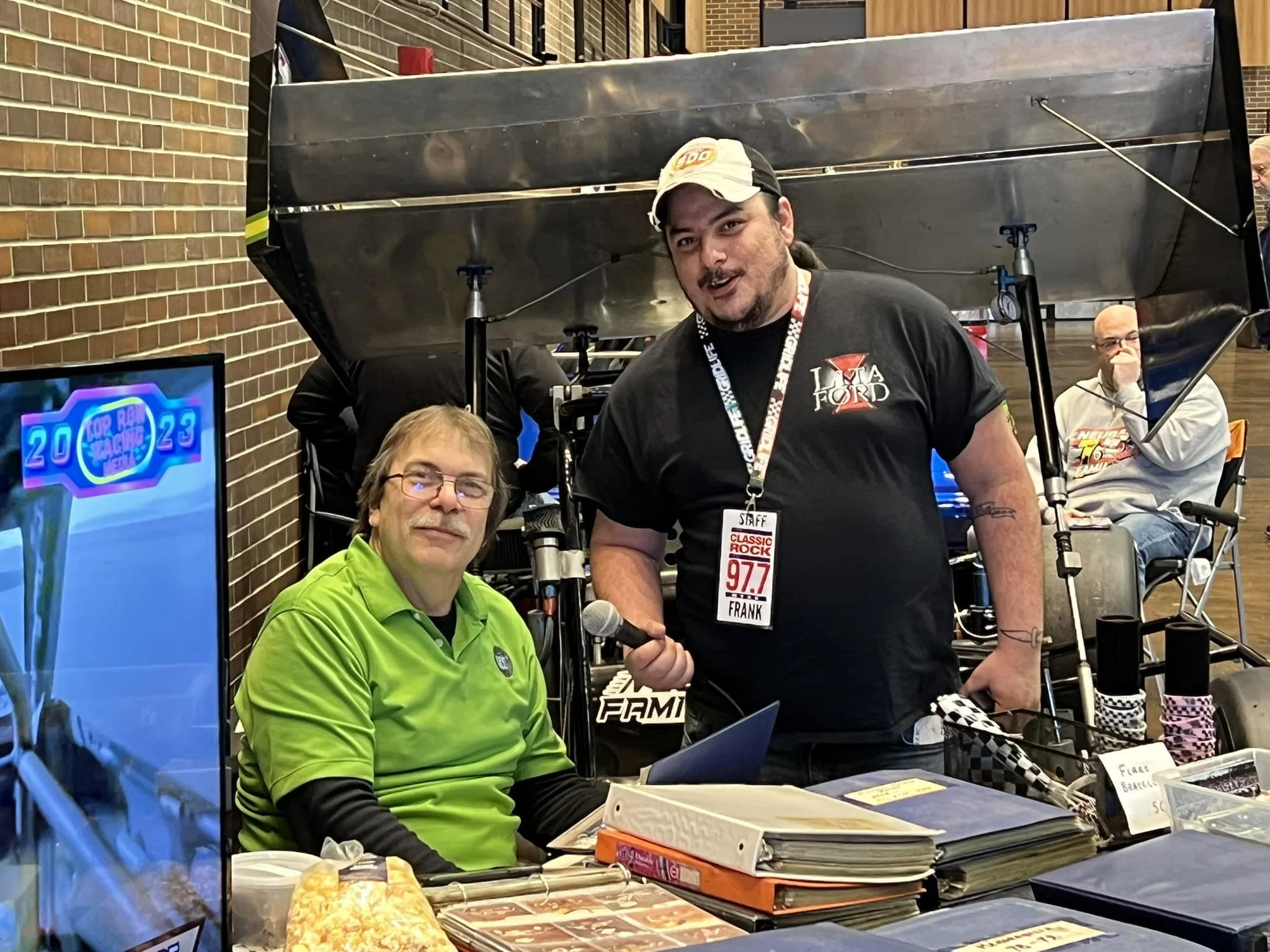 Ron Verash and Frank Gasko at the South Bend Auto Show
