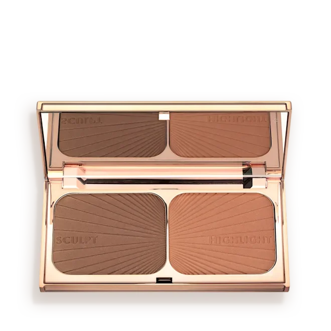charlotte tilbury filmstar bronze & glow face sculpt & highlighter