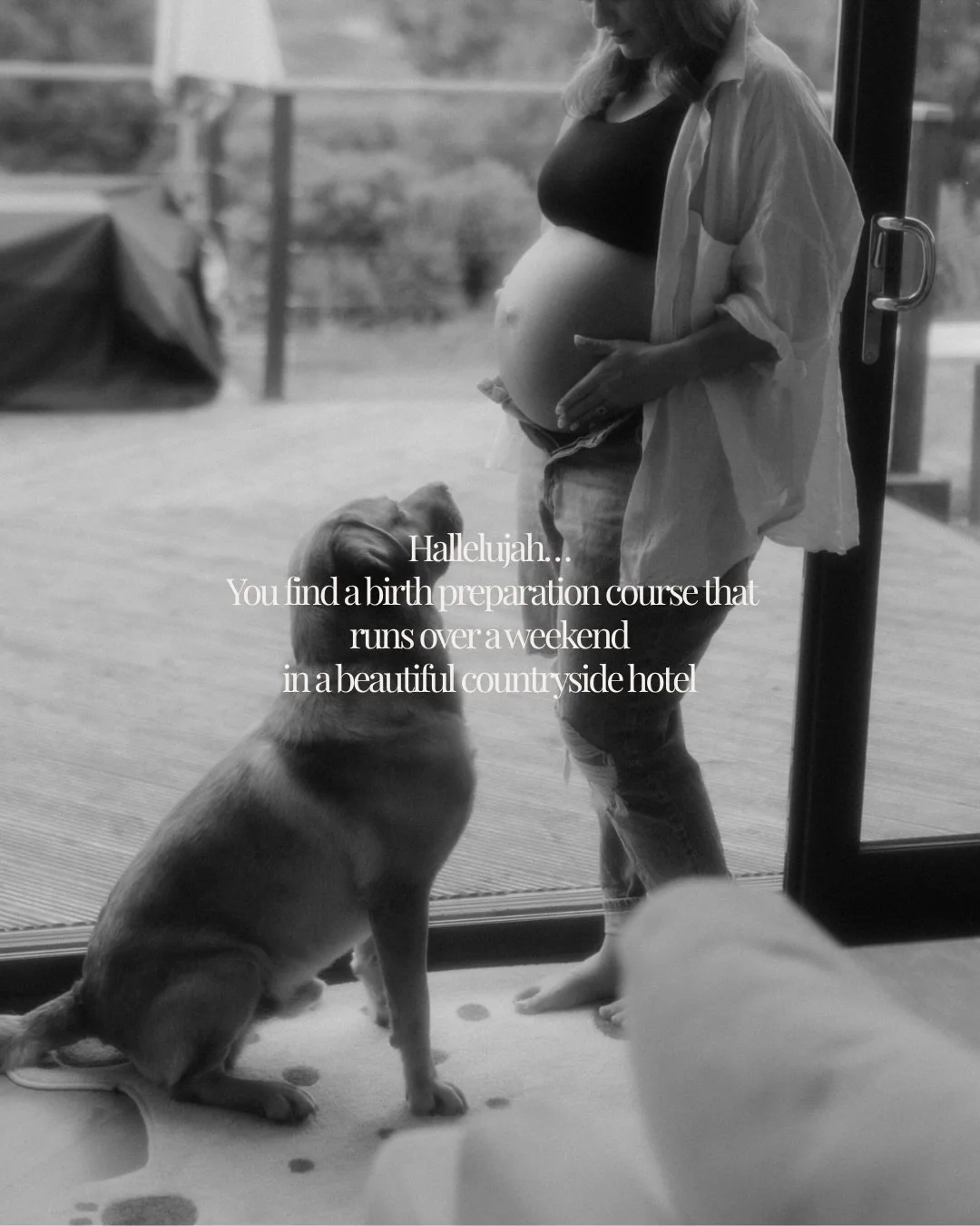 If the idea of birth prep has ever felt like
a rushed class
too much information
or something you &ldquo;should probably get around to&rdquo;

This is your sign to join our next retreat.

Hatch is a full weekend experience
designed to help you prepar