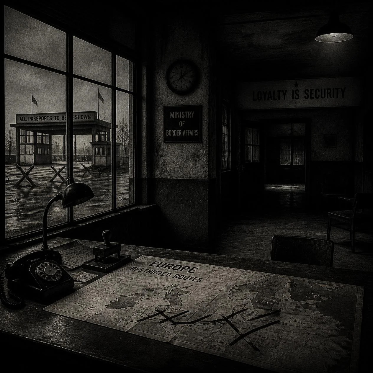 An abandoned checkpoint reflects the damaged institutions, armed networks and political divisions left behind after foreign sponsors withdraw.