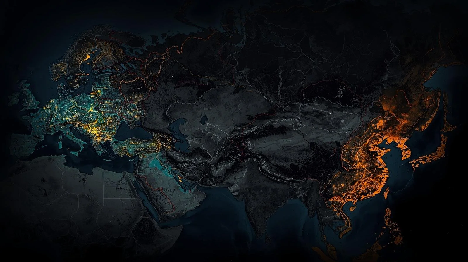 A map of modern geopolitical flashpoints shows how Cold War logic still shapes global tension.