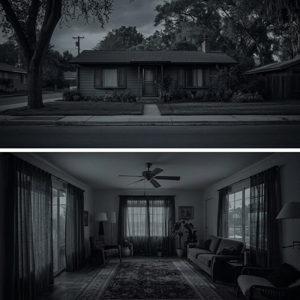 A quiet suburban home reflects the troubled domestic world at the beginning of Edmund Kemper’s story.