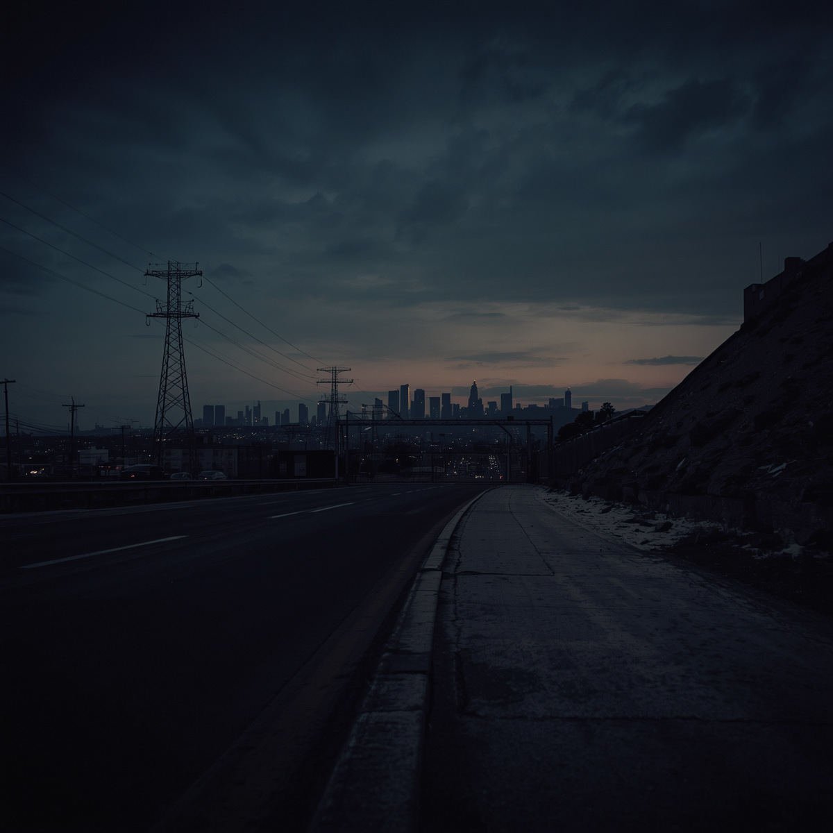 A closed gate at dusk symbolizes the lasting shadow of influence, control, and violence in the Manson case.