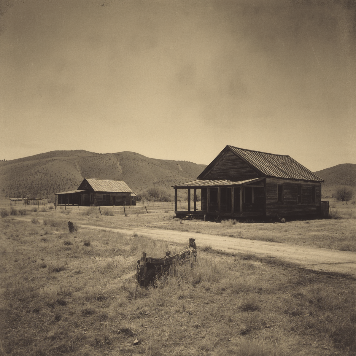 An abandoned ranch setting evokes the isolated world where the Manson Family formed around control and dependence.