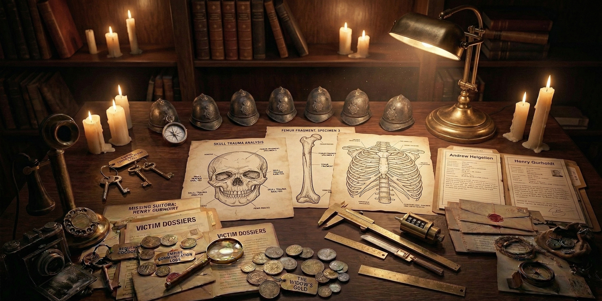 Forensic investigation documents examining whether the body found in the Belle Gunness fire actually belonged to her.