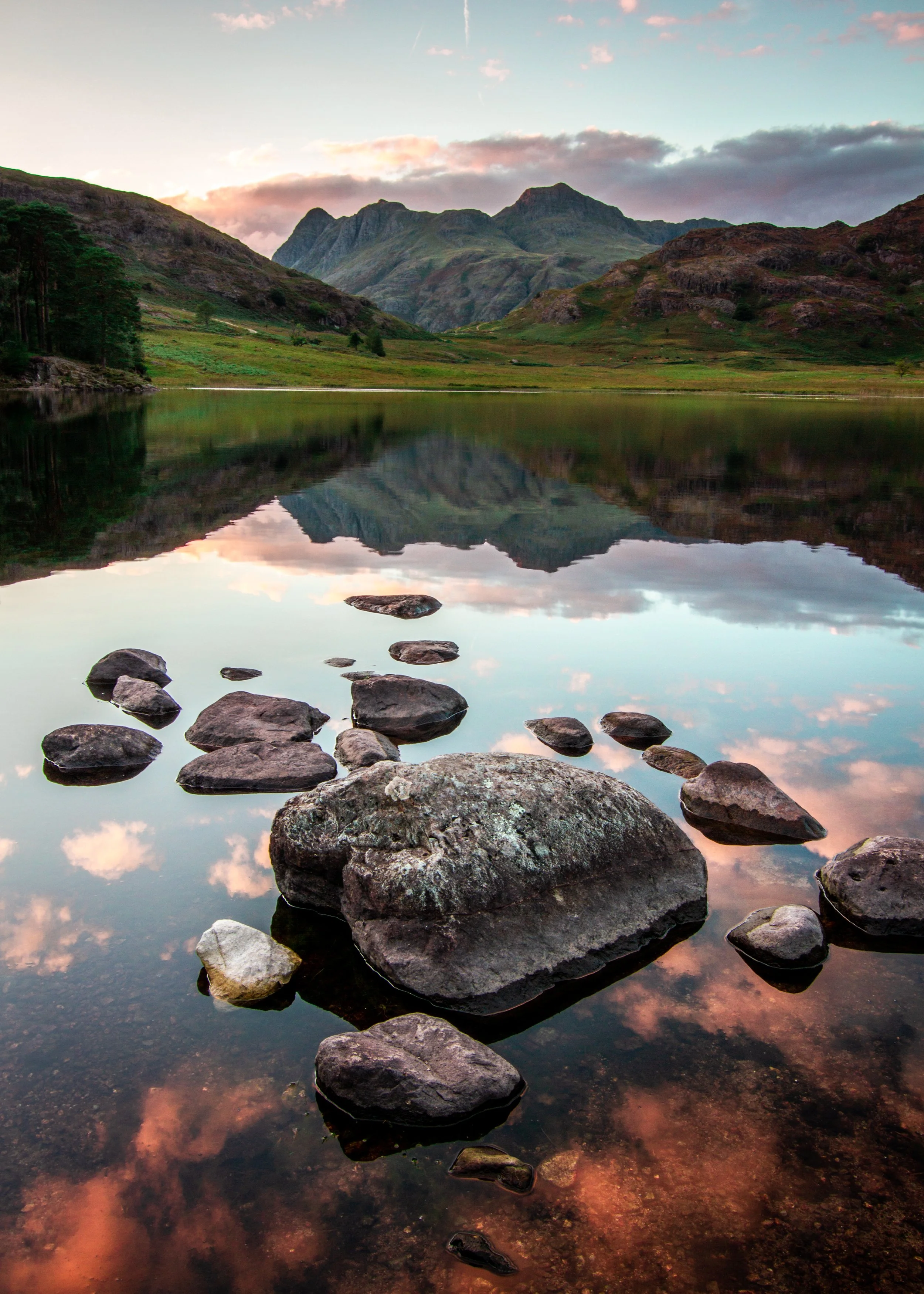 Blea Tarn and the Langdale Pikes, 2018