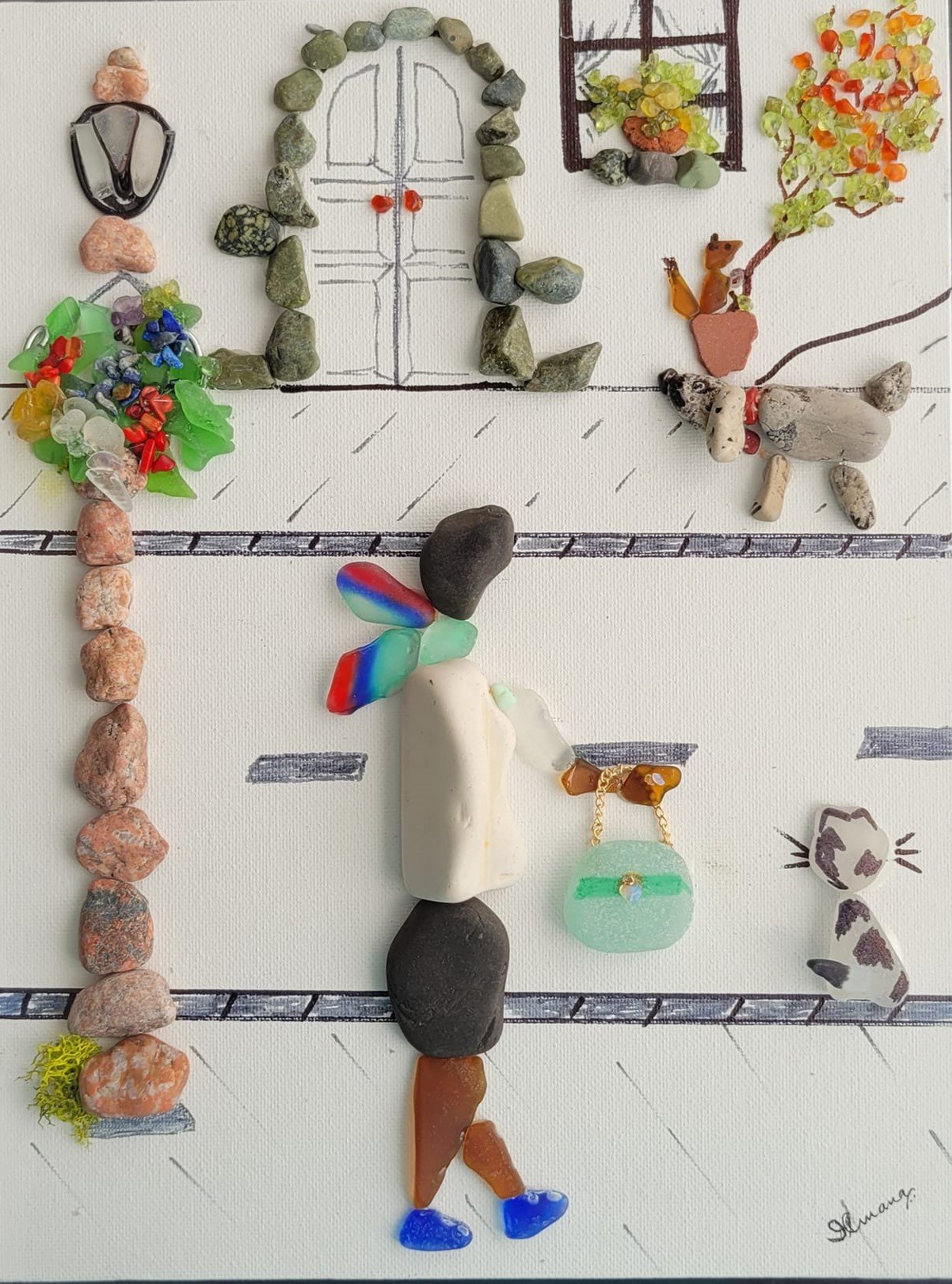 Superwoman Rushing Back Home