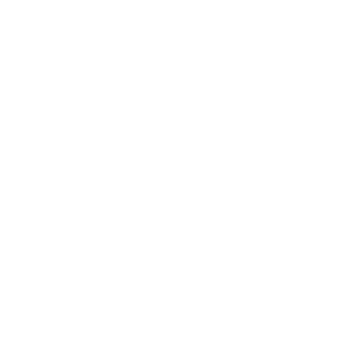 Strichzeichnung von drei Kindern, die sich an den Händen halten, auf schwarzem Hintergrund.