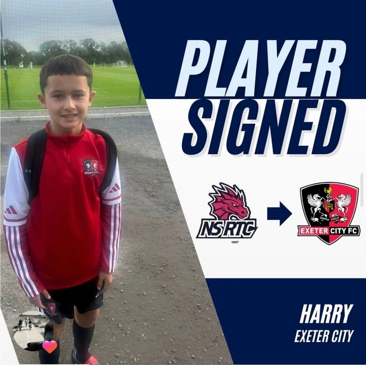 North Somerset player signs contract