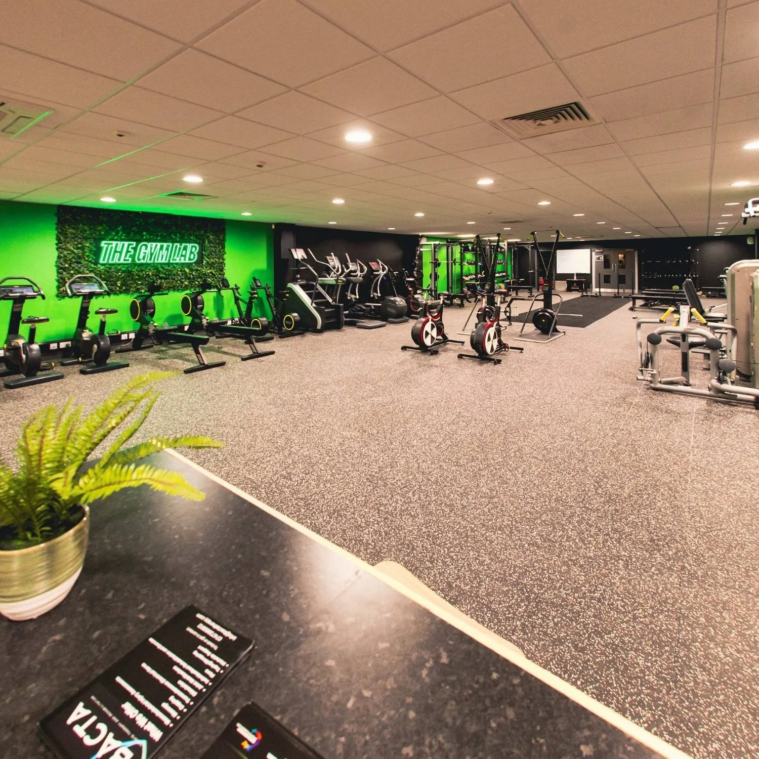 An internal shot of the gym lab clevedon after refurbishment