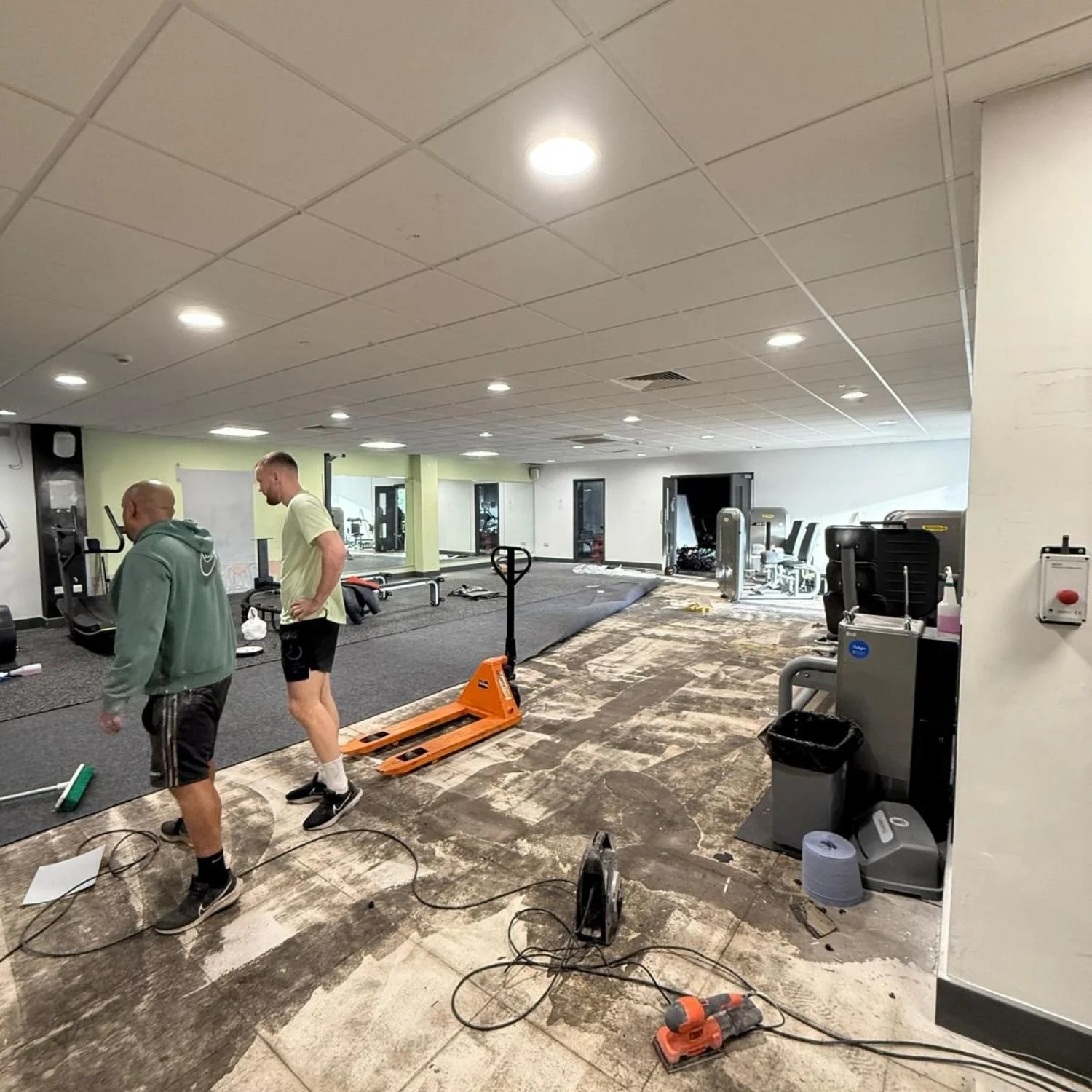 The Gym Lab Clevedon refurbishment before picture