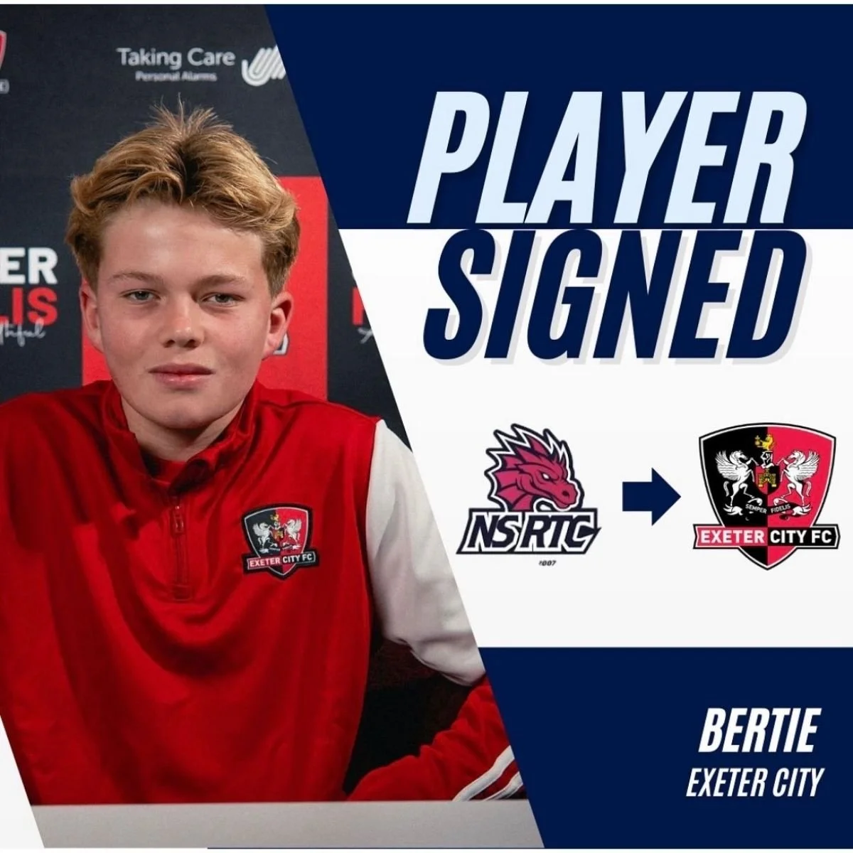 North Somerset player signs contract
