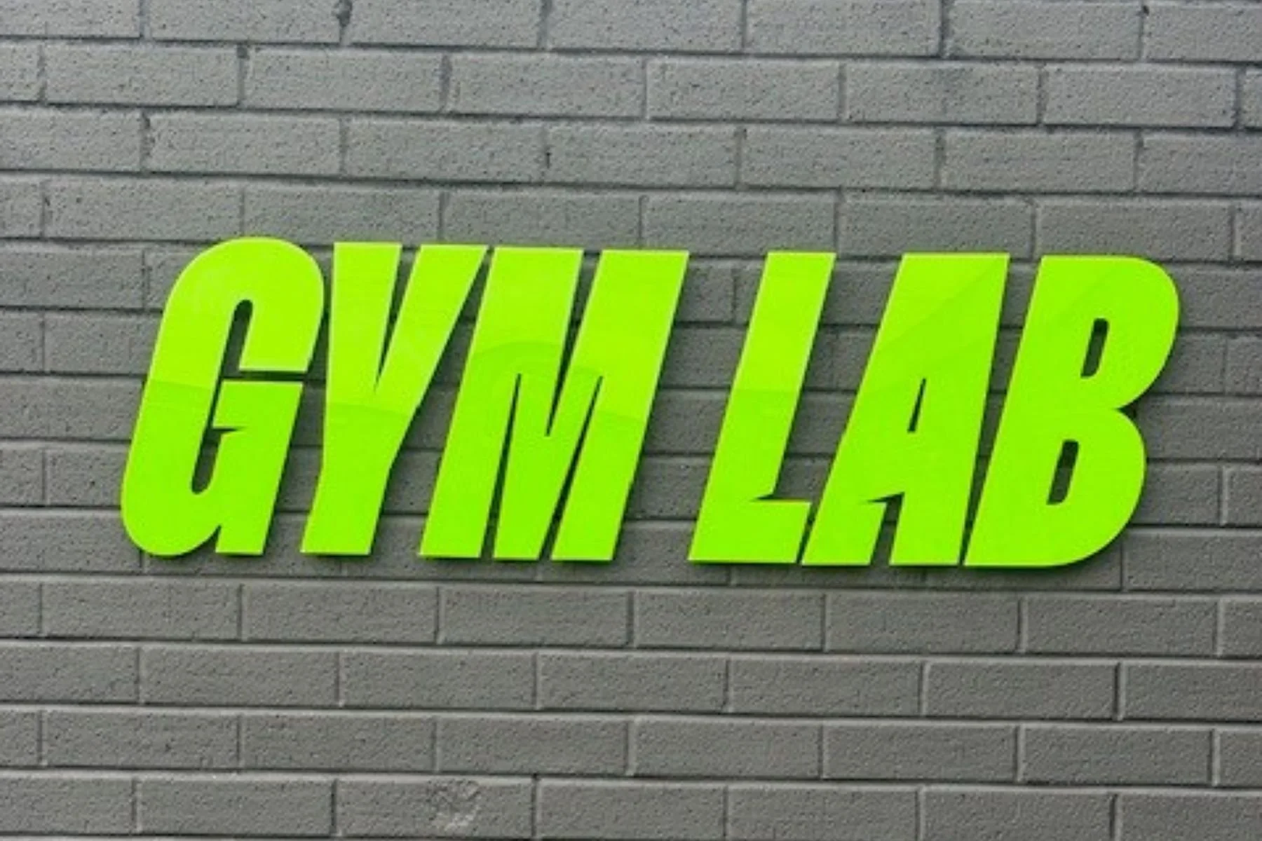 External sign of The Gym Lab, Clevedon