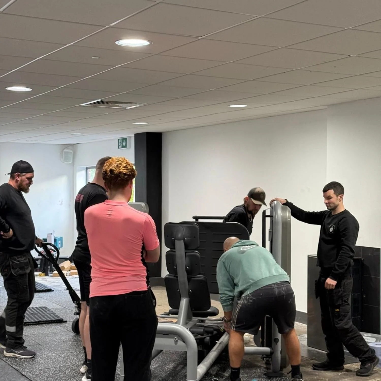 The gym lab Clevedon refurbishment before picture