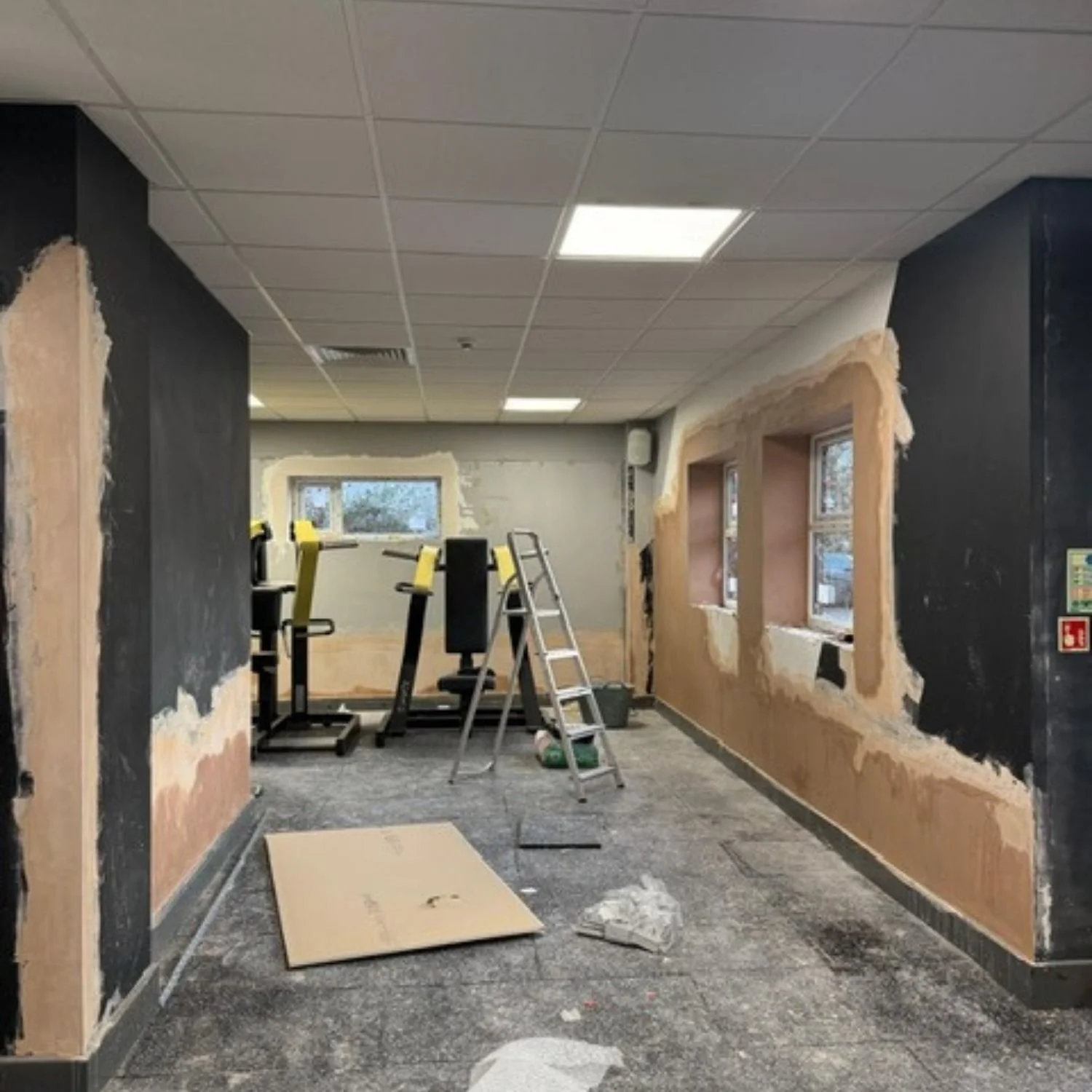 The Gym Lab Clevedon refurbishment before picture