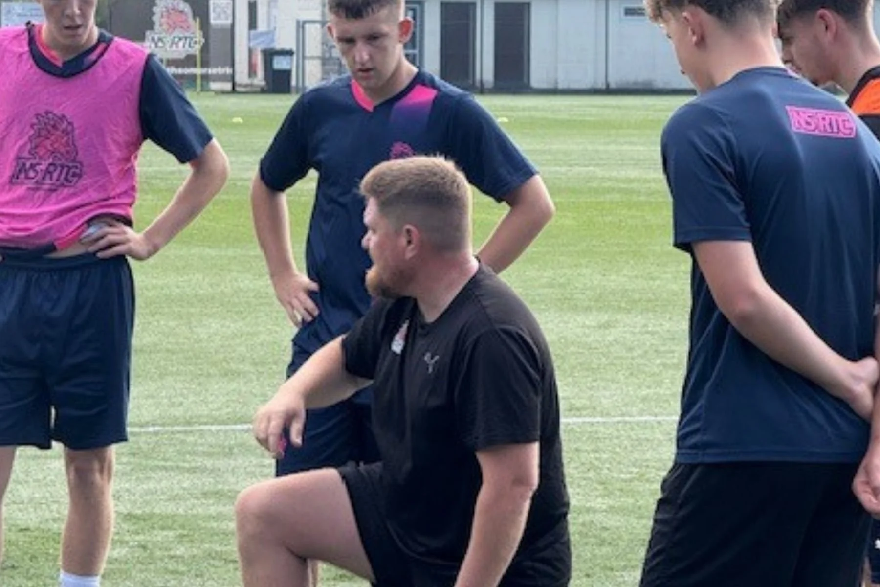 NIck De Long coaching at North Somerset Sports Foundation