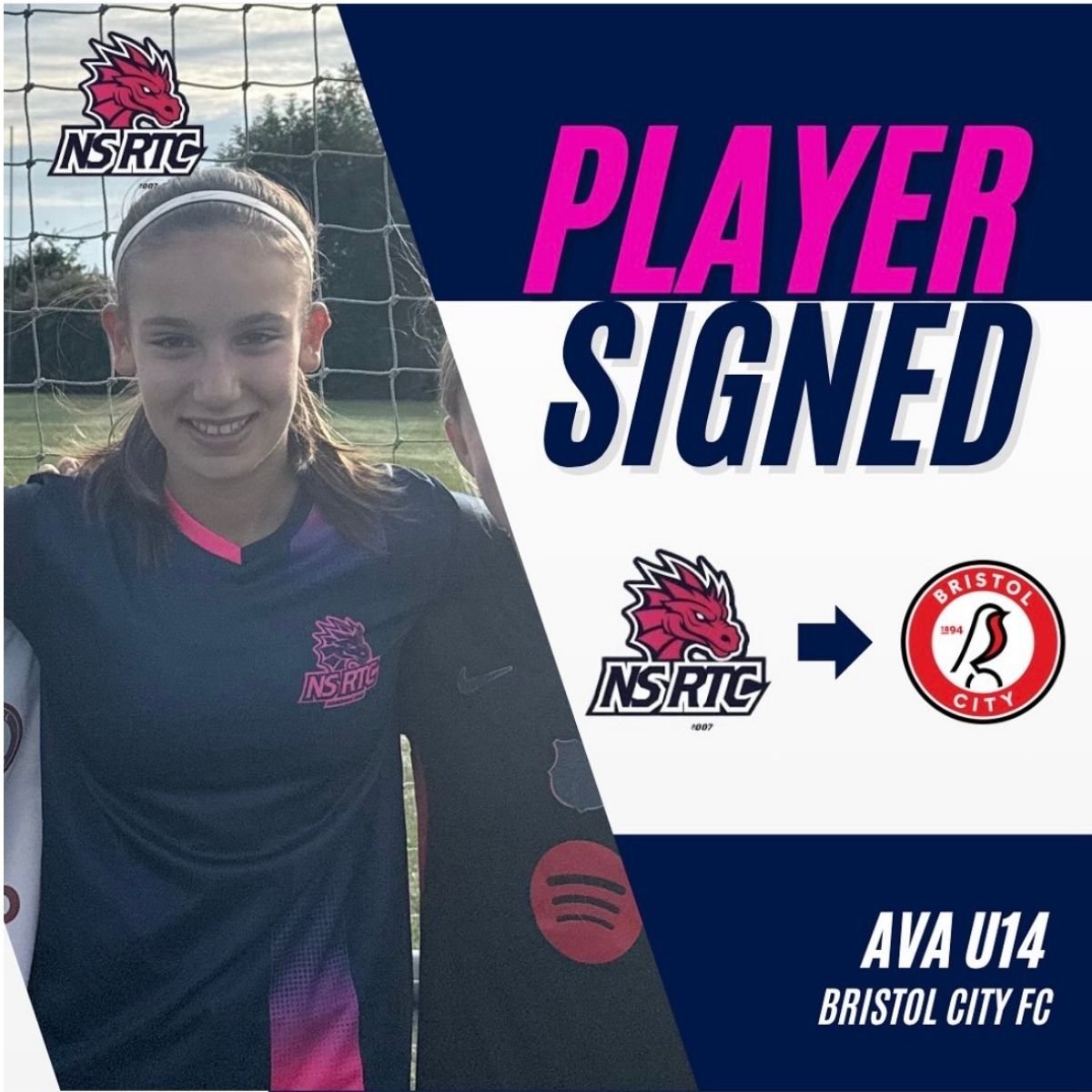 North Somerset player signs contract