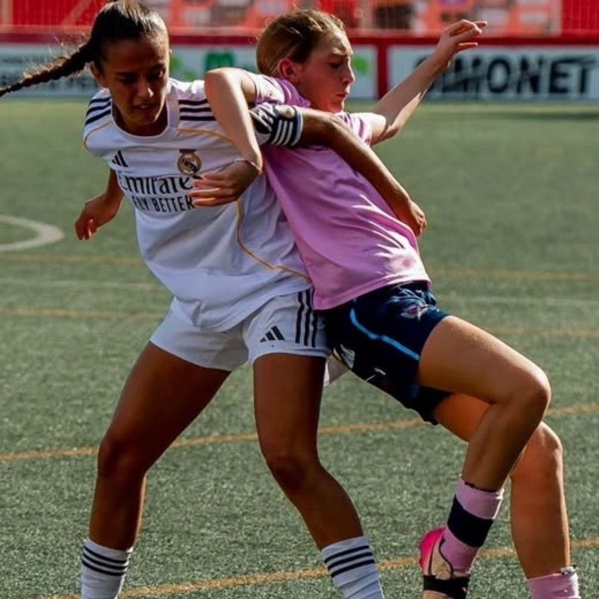 Girls football North Somerset vs Real Madrid