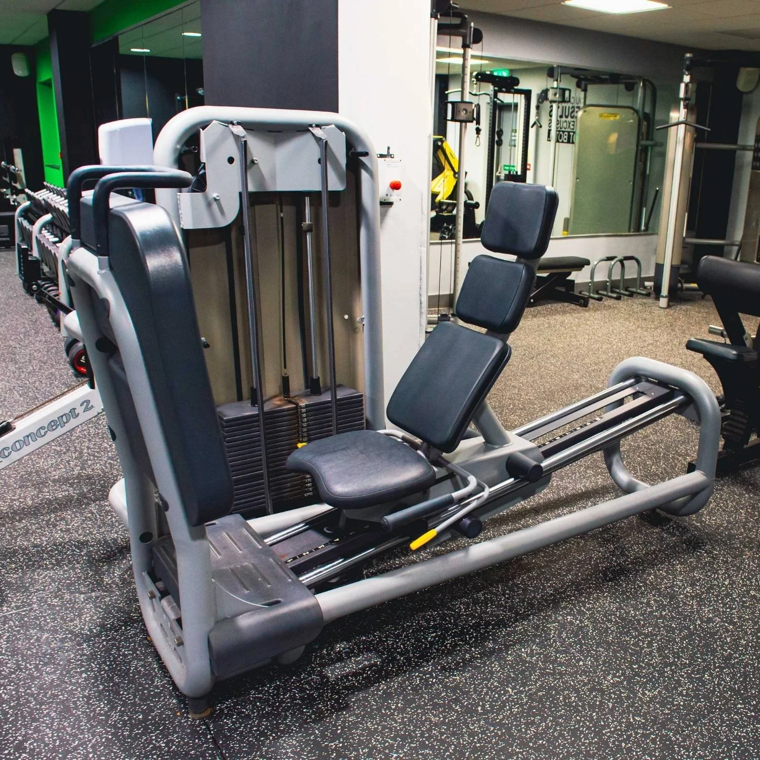 image of a leg press machine at the Gym Lab, Clevedon
