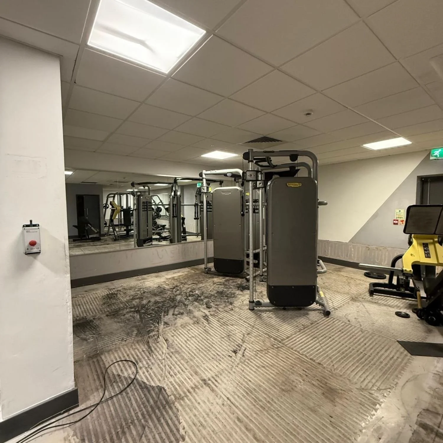 The Gym Lab Clevedon refurbishment before picture