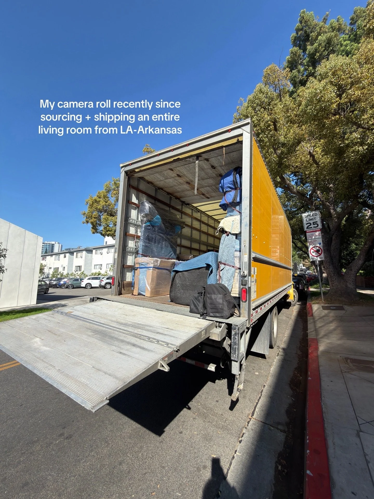 No warehouse.
No team.
Just me, a vision, and an SUV that&rsquo;s been through a lot.

Shipping an entire living room from LA to Arkansas like it&rsquo;s casual. 
#arkansas
#lafinds
#crosscountrysourcing
#shippingfurniture