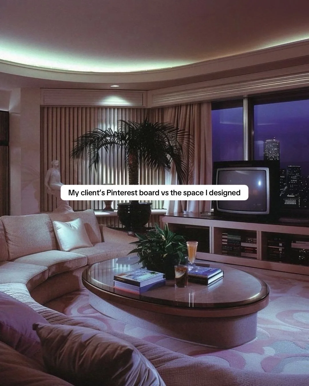 My client sent me these inspo photos&hellip; so I designed this for her.

Turning Pinterest boards into actual rooms is basically my full time job.

Did I match the vibe?

#interiordesign #interiordesigner #designmockup #roomdesign #pinterestinspo