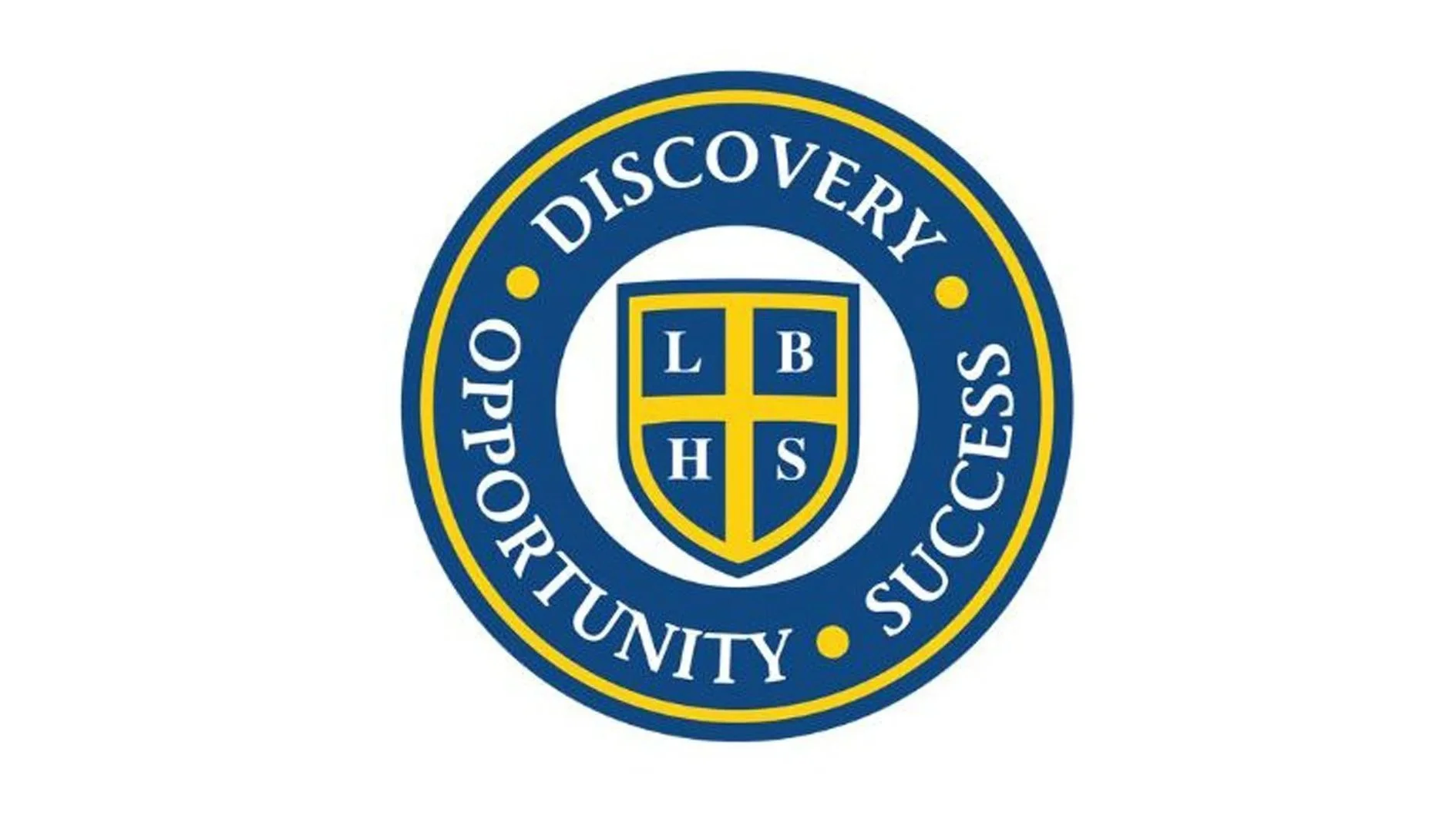 Logo of Loyola Business School with a blue and yellow shield and the words 'Discovery, Opportunity, Success' encircling it.