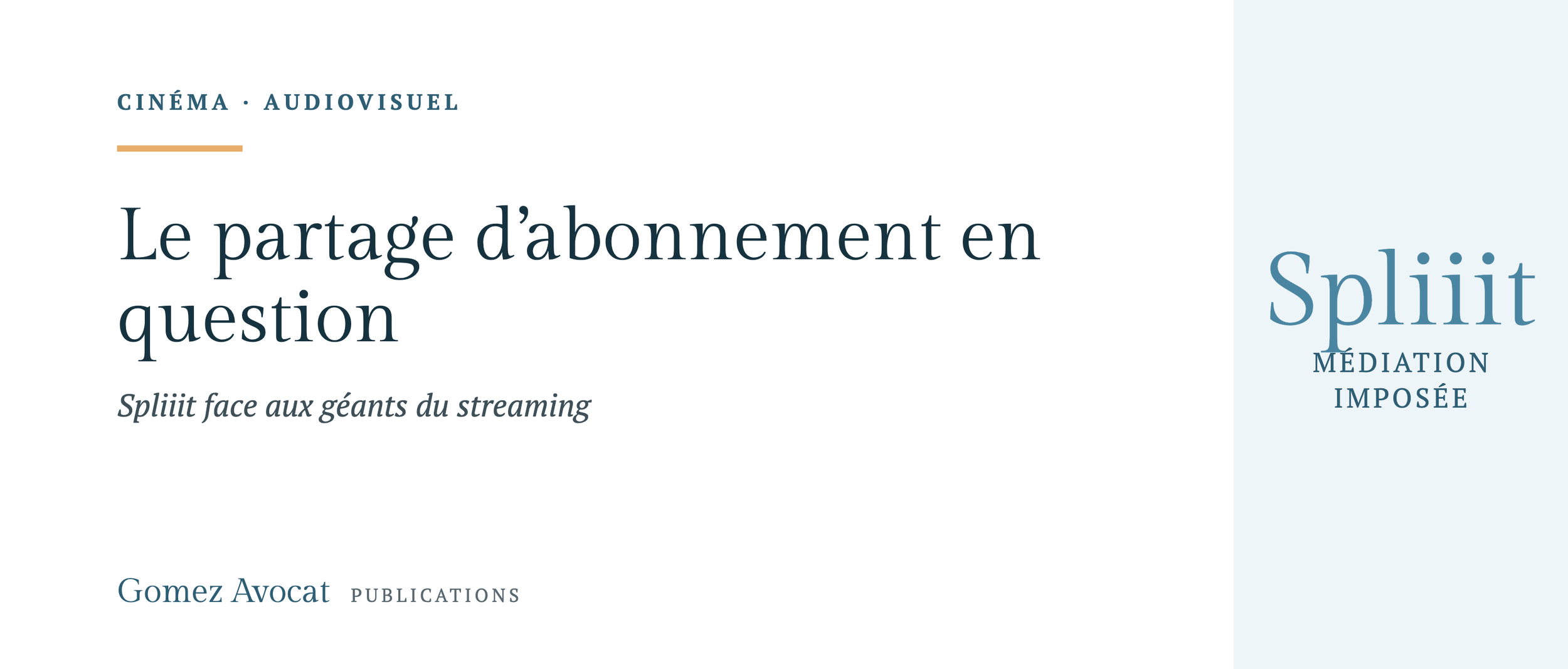 Le partage d’abonnement en question&nbsp;