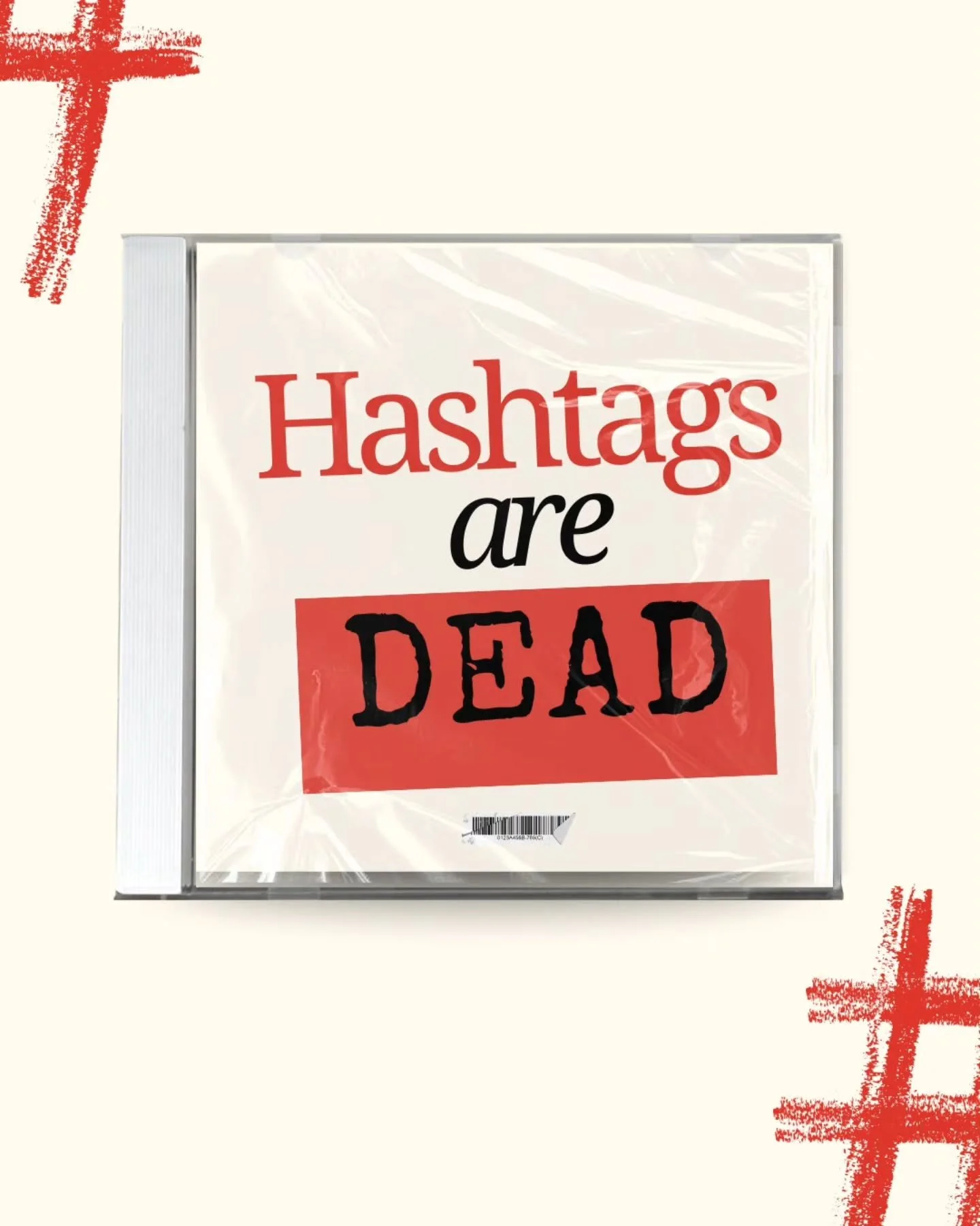 HASHTAGS ARE DEAD ☠️

The algorithm doesn&rsquo;t shine on hashtags anymore. Even 30 of them won&rsquo;t move your reach. 

So instead of stressing over the right mix of tags, shift your efforts to what works today:

&rarr; captions with intentional 