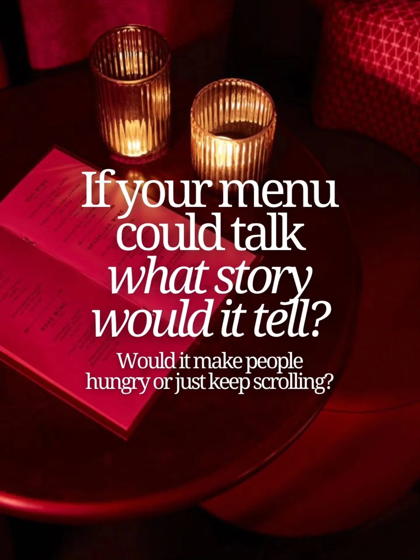 There's one mistake I see over and over every time I audit a restaurant&rsquo;s feed 🤷🏻&zwj;♀️

👉🏻 It starts with how they post their dishes and menu.

I&rsquo;ve seen so many caf&eacute;s and restaurants post their dishes like a catalogue. Quick