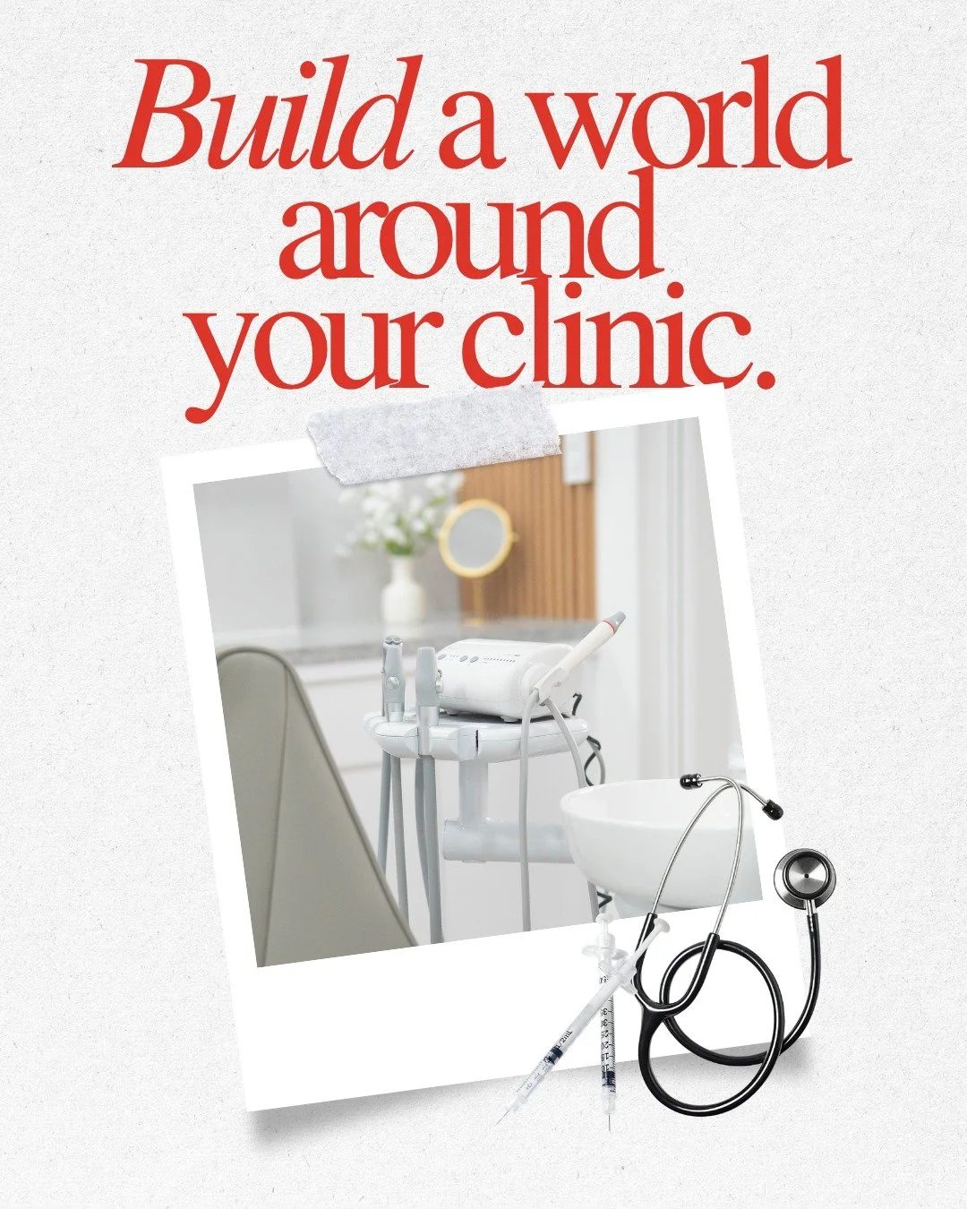 🌏 These days, it's not enough to simply post promotions and that's it.

Doctors and clinic owners need to create a world centered around their clinic. An experience that clients can only get by going to your clinic. 🥼

Here's what makes up a strong