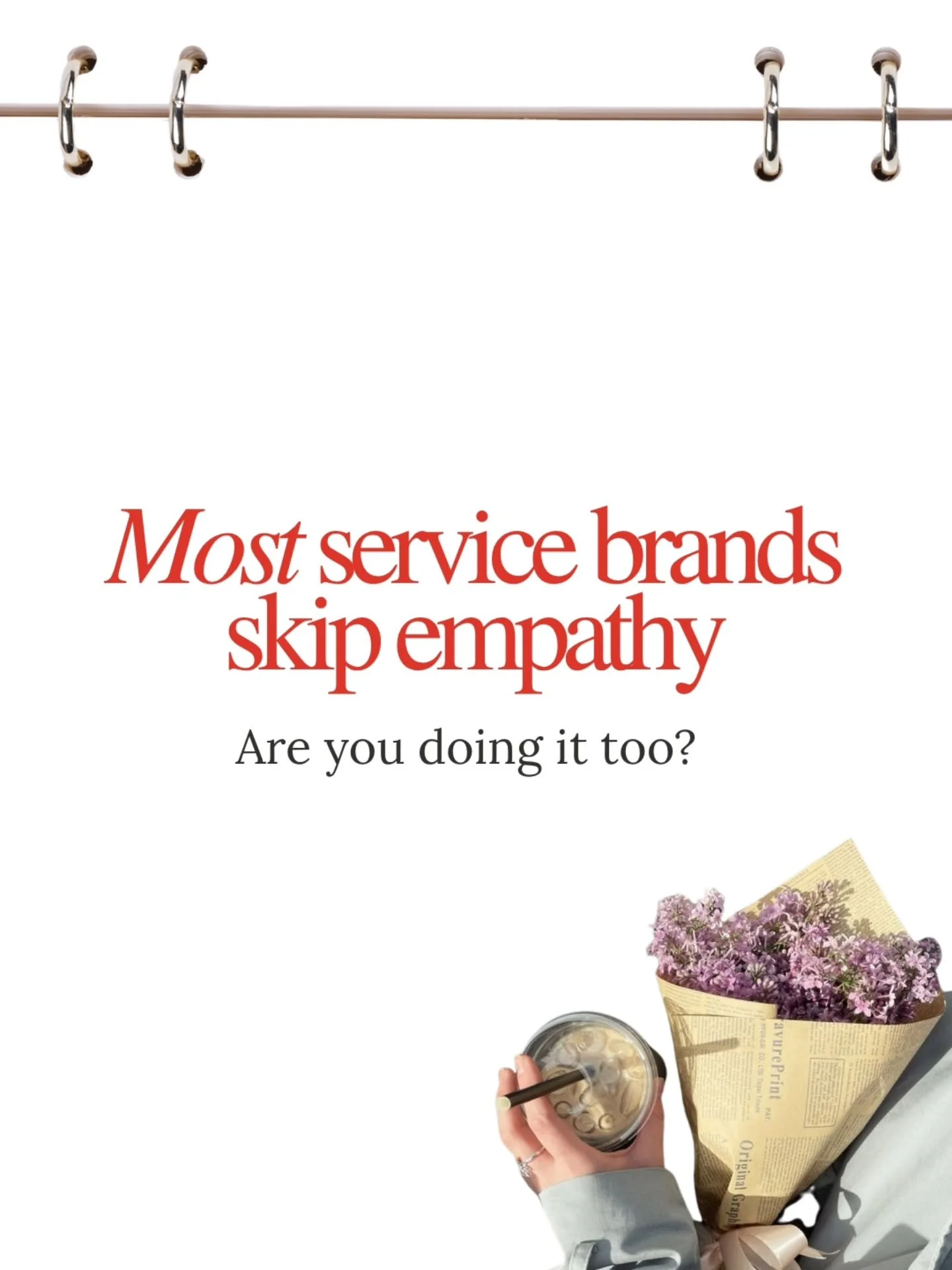 🤔 The reason your content isn't converting has nothing to do with how often you post.

Most people scroll past content that feels like it was written for everyone. They can tell when a brand is talking at them instead of to them.

Empathetic content