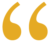 Gold-colored quotation marks.