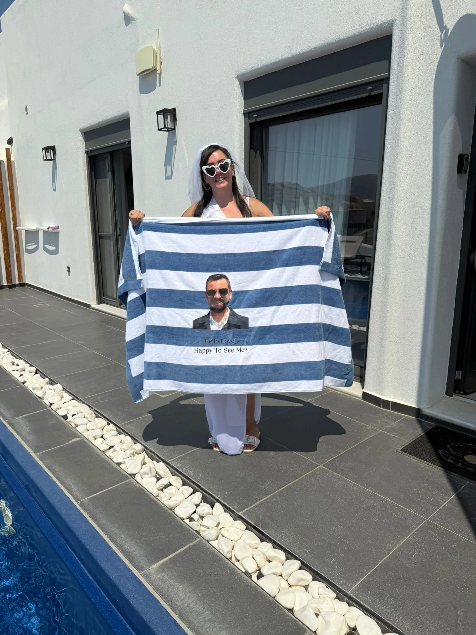 Happy To See Me Towel