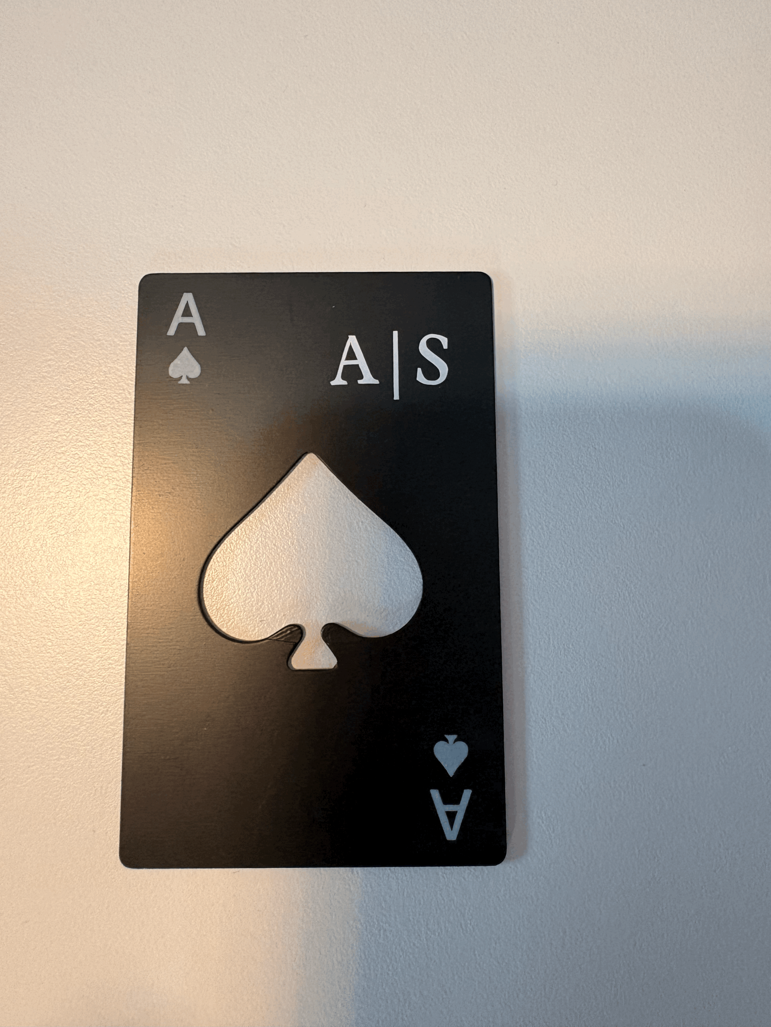 Ace Of Spades Bottle Opener