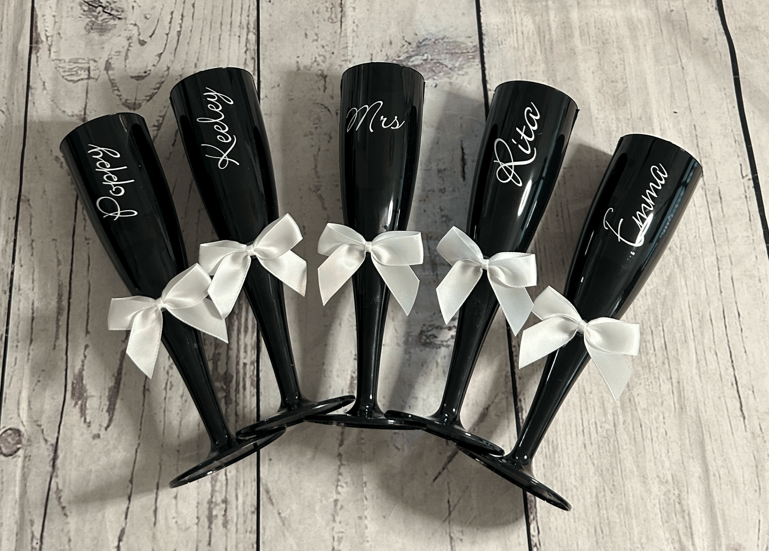 Champagne Flute with 5cm Bow