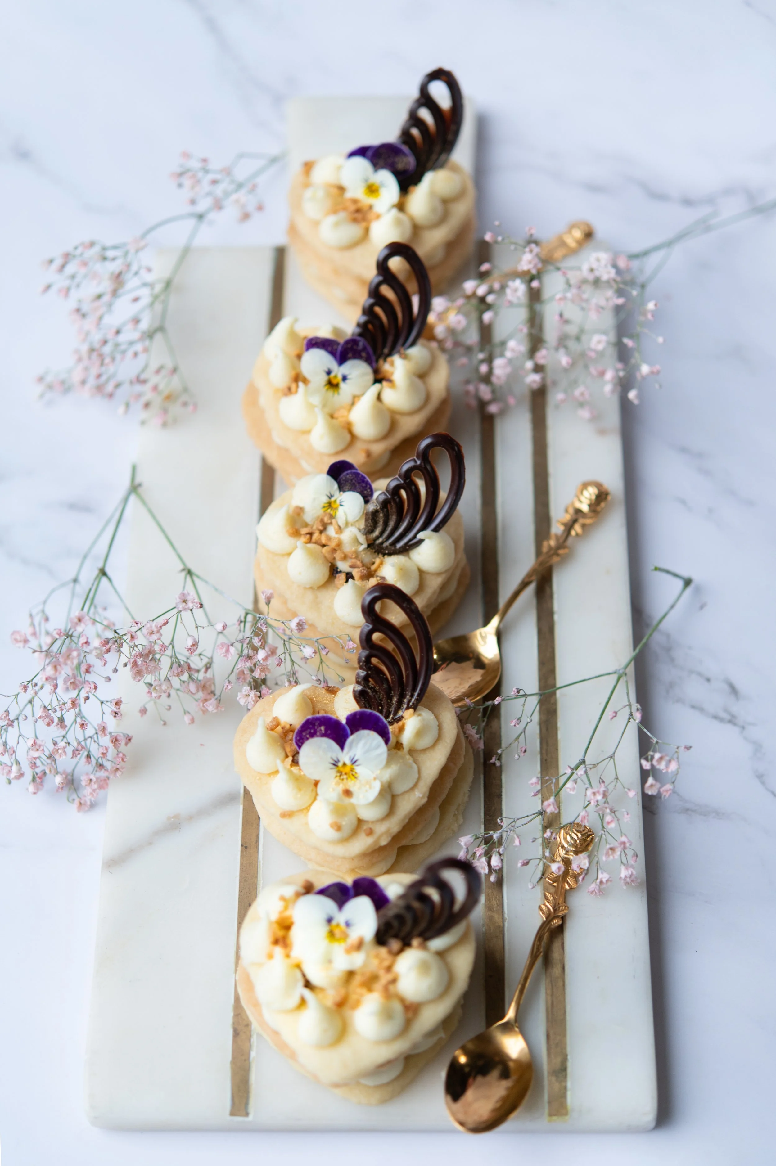 White Chocolate Shortbread Cookies