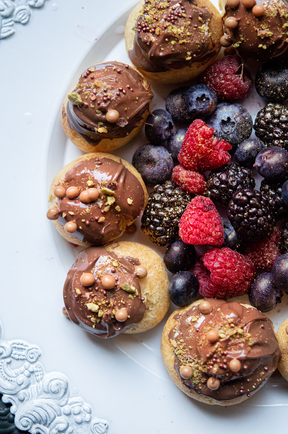 Chocolate Profiteroles