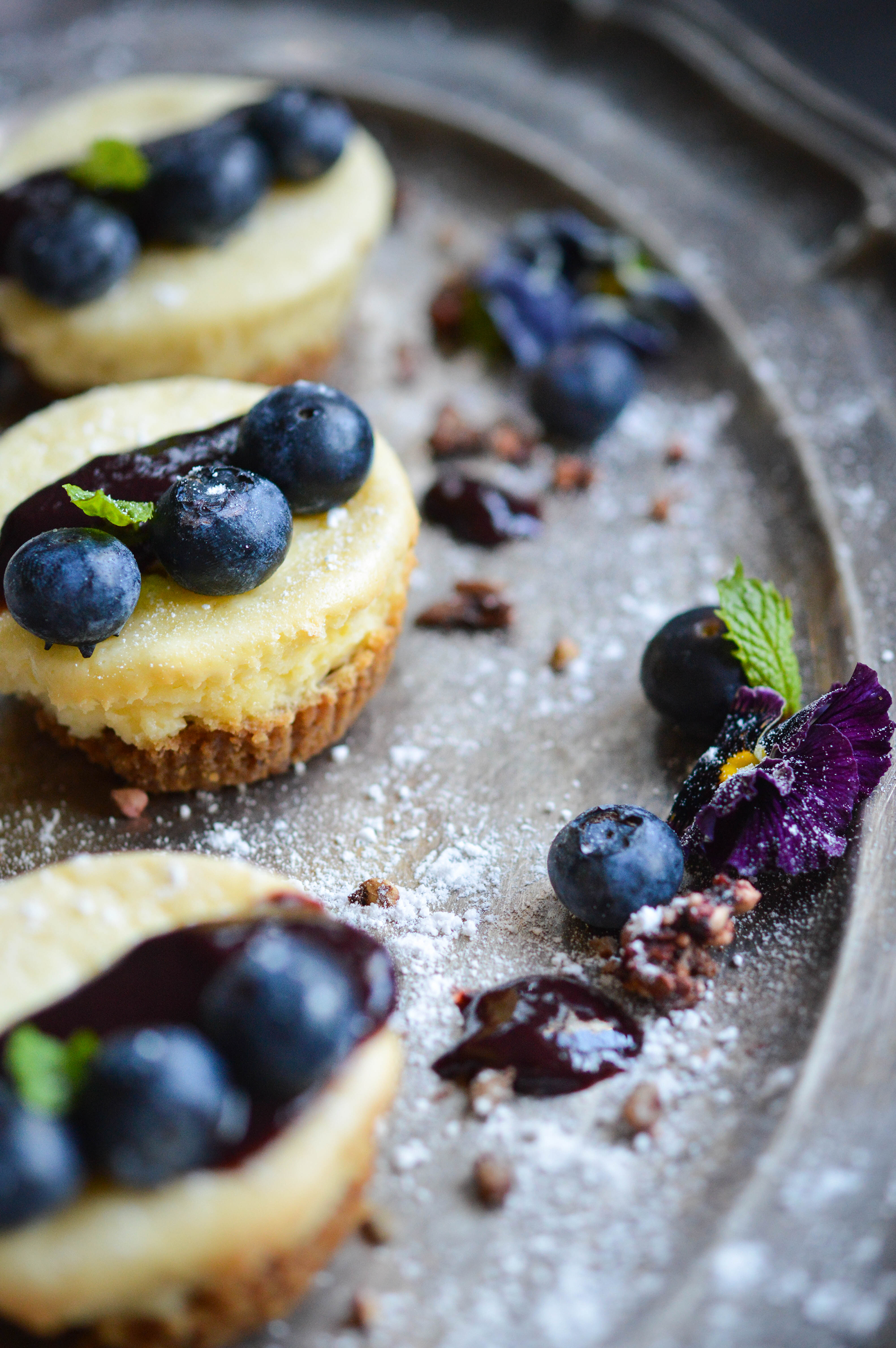 Mini Baked Cheesecakes