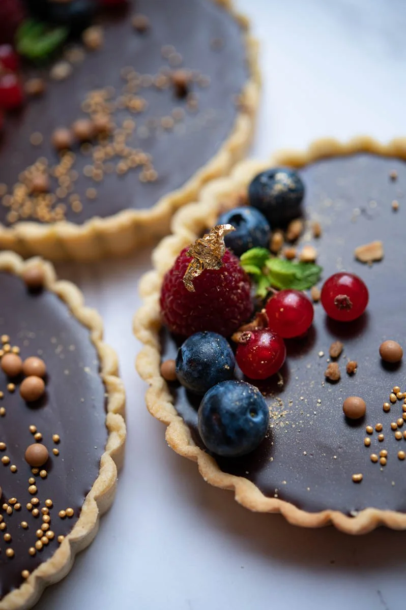 Chocolate and Berry Tartlets