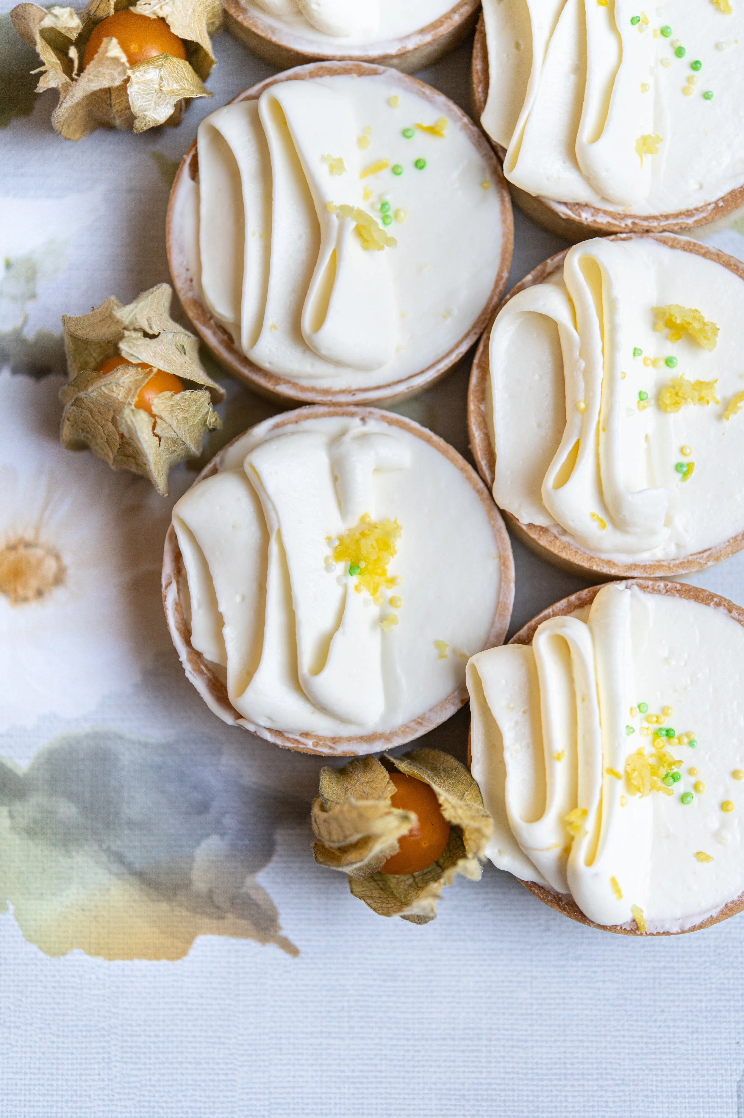 White Chocolate and Lemon Tartlets