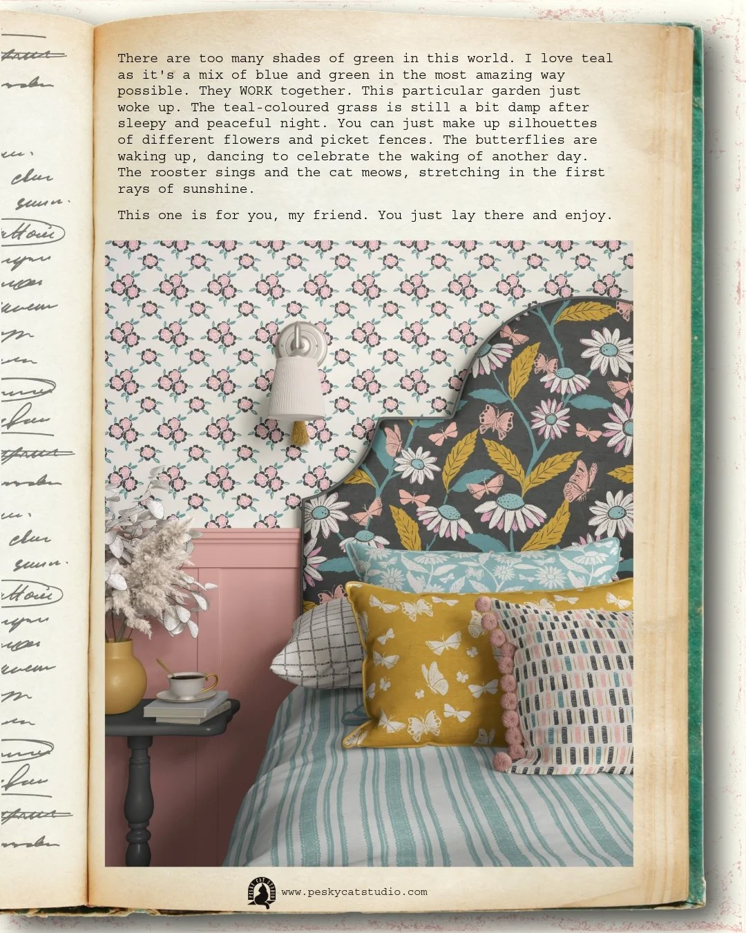 Whether it's your own cozy nook or a boutique hotel you're staying in for a weekend, take a moment this weekend to create, appreciate the calm and maybe a bit of boredom (I know, I know - BOREDOM?) and just let things happen. Or not. Find beauty in l